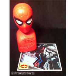 Spider-Man Bank and Lobby Card