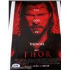Image 1 : Thor (2011) Cast Autographed Mini-poster