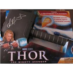 Thor (2011) Chris Hemsworth Autographed Toy Hammer