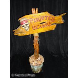 Pirates of the Caribbean: The Curse of the Black Pearl (2003) Pirate Sign from Premiere