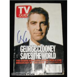 George Clooney Autographed TV Guide