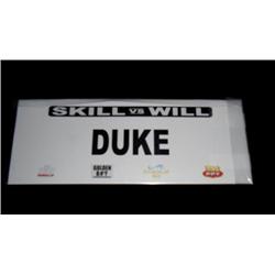 Rocky Balboa (2006)  "Skill vs. Will DUKE" Fight Name card