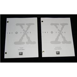 The X-Files (1993-2002) Two original production scripts