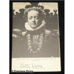 Bette Davis Autographed Photo