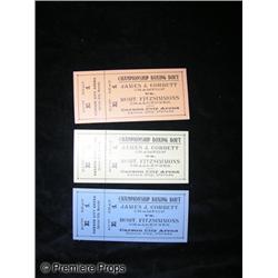 Gentleman Jim (1942) Prop Fight Tickets