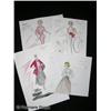 Image 1 : Edith Head Costumes Sketches from the 1950's