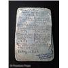Image 1 : The Flintstones (1994) Irwin Keyes Autographed Stone Document Prop