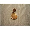 Image 1 : Miniature 22K Gold Maximillian Coin In 14K Gold Bezel