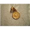 Image 2 : Miniature 22K Gold Maximillian Coin In 14K Gold Bezel