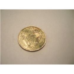 1953 Silver South African 3 Cent Piece