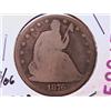 Image 1 : SCARCE 1876-Carson City Seated Half Silver Dollar