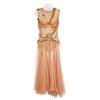 Rita Hayworth signature flesh chiffon dress with halter by Jean Louis from the sequence in Salomé