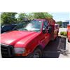 Image 1 : 1999 RED FORD F-350 SUPERDUTY UTILITY TRUCK