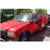 Image 1 : 1999 RED FORD F-350 XL SUPERDUTY UTILITY TRUCK