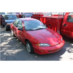1998 RED CHEVROLET CAVALIER 4DR SEDAN