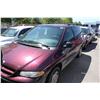 Image 1 : 2000 RED DODGE CARAVAN PASSENGER VAN