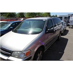 2004 GREY CHEVROLET VENTURE LS CARGO VAN