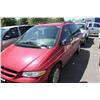 Image 1 : 1997 RED DODGE GRAND CARAVAN SPORT PASSENGER VAN