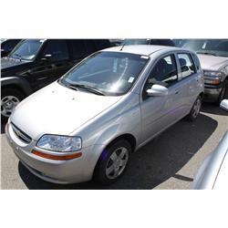 2006 GREY CHEVROLET AVEO 4DR HATCHBACK