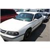 Image 1 : 2003 WHITE CHEVROLET IMPALA SEDAN