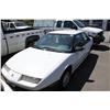 Image 1 : 1992 WHITE SATURN SL1 SEDAN