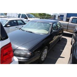 2004 BLACK CHEVROLET IMPALA 4DR SEDAN