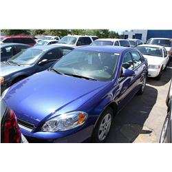 2007 BLUE CHEVROLET IMPALA SEDAN