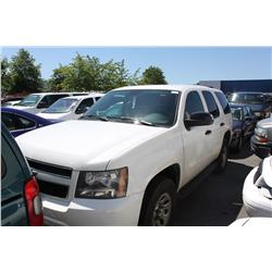 2007 WHITE CHEVROLET TAHOE SUV