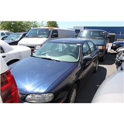 2001 BLUE CHEVROLET MALIBU 4DR SEDAN