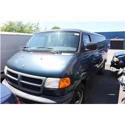 2001 DODGE RAM 1500 CARGO VAN