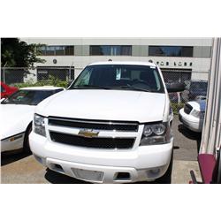 2007 WHITE CHEVROLET TAHOE SIV