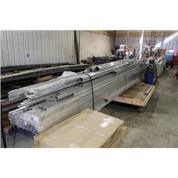 LARGE LOT OF ALUMINUM BOX TUBING