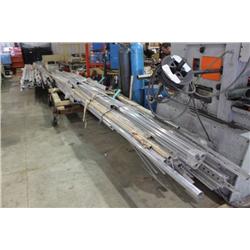 LOT OF ALUMINUM FLAT BAR & TUBING