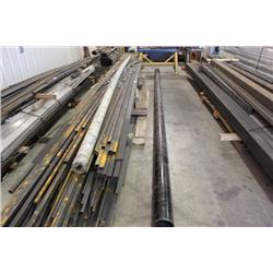 2 PALLETS OF STEEL BOX TUBING & FLAT STOCK