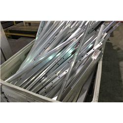 BIN OF ASSORTED ALUMINUM