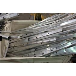 BIN OF ASSORTED ALUMINUM
