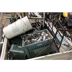 ASSORTED HARDWARE -  FENCING METAL & JIGS