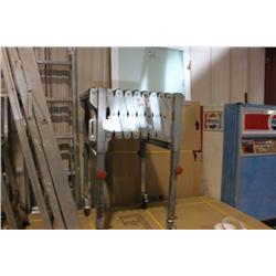 KING EXTENDIBLE FLEXIBLE CONVEYOR ROLLER TABLE