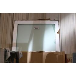 2 PIECE 875 X 2395 X 85 MM FROSTED GLASS SHOWER