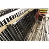 Image 1 : LOT OF BLACK ALUMINUM DECK RAILINGS