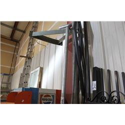 LOT OF ALUMINUM STAIR RAILS