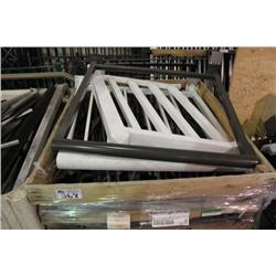 BIN OF METAL SPINDLES