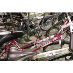 PINK RALEIGH MOUNTAIN BIKE