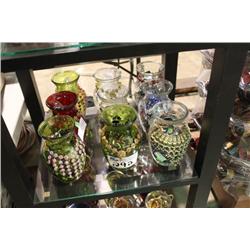 SHELF OF ASSORTED JEWELRY