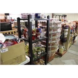 METAL & GLASS DISPLAY SHELF