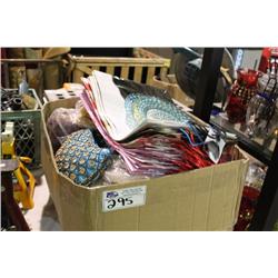 BOX OF PURSES & BAGS