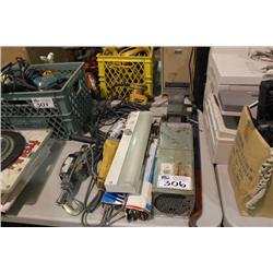 LOT OF ASSORTED TOOLS & WELDING RODS