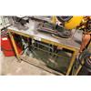Image 1 : METALWORKING TABLE WITH BENCHVISE & CHOP SAW