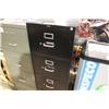 Image 1 : BLACK HON 4 DRAWER FILE CABINET
