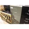 Image 1 : GREY 4 DRAWER FILE CABINET